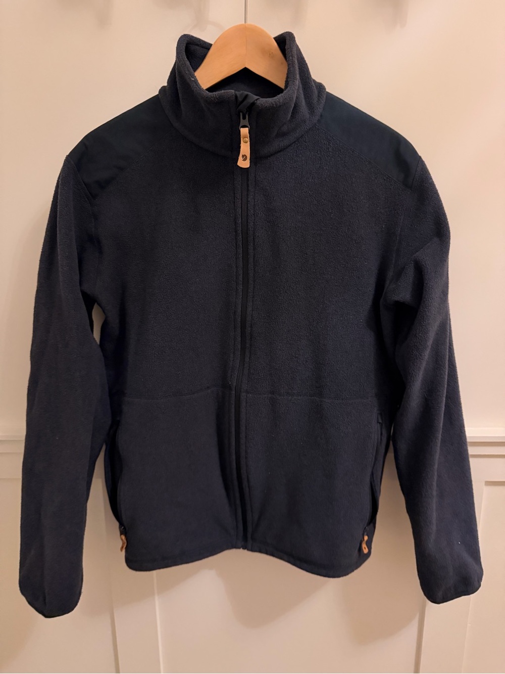 Men’s Fjallraven Navy Zip-Up Fleece Jacket